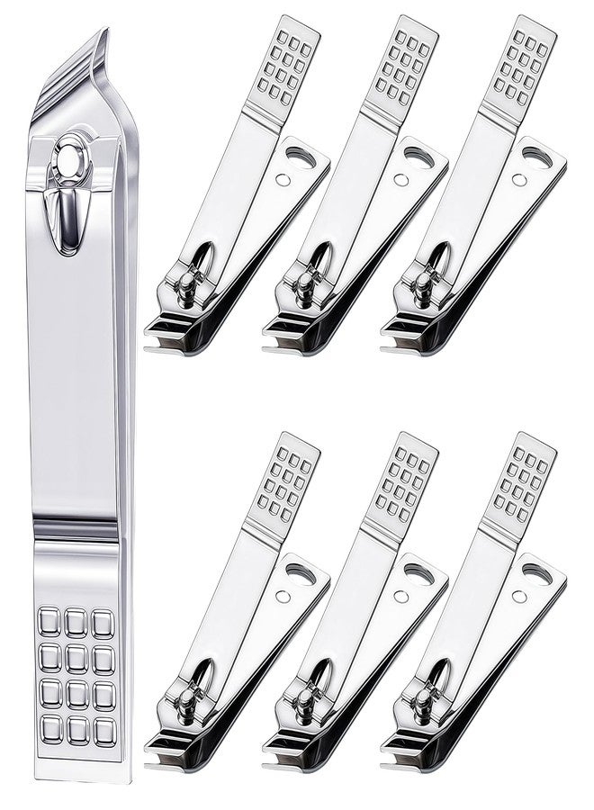 AVERZELLA 20-Pack Slanted Edge Nail Clippers Bulk, Angled Nail Clipper Pack Cuticle Cutter Individually Wrapped, Fingernail Clippers Slanted for Women Men Seniors Homeless (Silver) - Image 1
